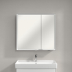 Villeroy & Boch My view spiegelkast 80x75cm 2 deuren 3 contactdoos LED SW641561