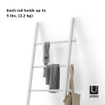 Umbra Leana handdoekladder 51x152x4cm Hout Wit SW539621