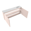 MONDIAZ TURE-DLUX 120cm toiletmeubel Rosee. EDEN wastafel Opalo positie rechts. Zonder kraangat. SW1104495