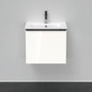 Duravit D-Neo wastafelonderkast 51x44x40.2cm 1 lade wit Hoogglans SW640806