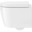 Duravit ME by Starck WC-zitting 43.8x37.4x5.1cm compact met softclose met quickrelease Kunststof wit Glanzend OUTLETSTORE STORE36045