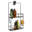 Umbra Cubiko douche etagere 61x31x11cm Staal Zwart SW539637