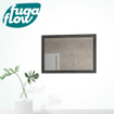 FugaFlow Eccelente Arredo spiegel badkamerspiegel - 100x70cm - zwartbruin SW1123622