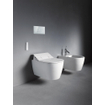 Duravit ME by Starck wandbidet 37x57cm met kraangat met overloop en wondergliss wit 0300941