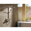 Hansgrohe Raindance E Square E300 1jet showerpipe:m. ShowerTablet 600 opbouw douchekraan thermostaat m. Raindance E300 1 jet hoofddouche chroom SW157201