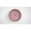 Arcqua Case waskom - 40x40cm - Rond - Cast marble Roze Mat SW767321