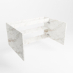 Mondiaz FOWY fonteinonderkast - 100x22x50cm - 2 deuren - push to open - softclose - Carrara SW1016895