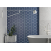 Cifre Ceramica Hexagon Timeless wand- en vloertegel - 15x17cm - 9mm - Zeshoek - Blauw mat SW476712