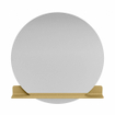 Mondiaz SPOT Badkamerspiegel - rond 110cm - spiegelplanchet - kleur Oro SW1235670