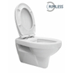Xellanz Trevi wandcloset rimless met Ultimo 3.0 toiletzitting softclose en quick release glans wit SW72904