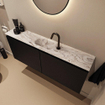 MONDIAZ TURE-DLUX 120cm toiletmeubel Urban. EDEN wastafel Glace positie midden. Met 1 kraangat. SW1103142