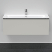 Duravit D-Neo wastafelonderkast 121x44x46.2cm 1 lade Betongrijs Mat SW640964