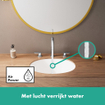 Hansgrohe Vernis wastafelkraan 166 met waste chroom SW651474