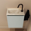 MONDIAZ TURE-DLUX 40cm toiletmeubel Greey. EDEN wastafel Ostra positie links. Met 1 kraangat. SW1104872