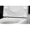 Duravit Starck 3 wandclosetset diepspoel spoelrandloos 36x54cm met softclose closetzitting Wondergliss wit SW358500