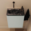 MONDIAZ TURE-DLUX 40cm toiletmeubel Greey. EDEN wastafel Lava positie links. Zonder kraangat. SW1103834