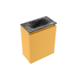 MONDIAZ TURE-DLUX 40cm toiletmeubel Ocher. EDEN wastafel Lava positie midden. Zonder kraangat. SW1103880