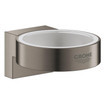 GROHE Selection Wandhouder - voor zeepdispenser/glas - brushed hard graphite SW444152