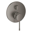 Grohe Essence New Douchekraan Inbouw - 2 knoppen - mengkraan - brushed hard graphite SW296688