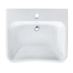 Duravit Durastyle wastafel 65x57cm 1 kraangat overl. wgliss wit SW54102