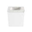 MONDIAZ TURE-DLUX 40cm toiletmeubel Talc. EDEN wastafel Ostra positie midden. Zonder kraangat. SW1104669