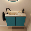 MONDIAZ TURE-DLUX 60cm toiletmeubel Smag. EDEN wastafel Frappe positie links. Met 1 kraangat. SW1102990
