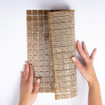 The Mosaic Factory Amsterdam mozaïektegel - 32.2x32.2cm - wand en vloertegel - Vierkant - Glas Light Brown Mat SW62110