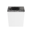 MONDIAZ TURE-DLUX 40cm toiletmeubel Talc. EDEN wastafel Lava positie links. Zonder kraangat. SW1103590