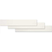 Mosa Terra Tones Tegelstroken voor wand- en vloer 10x60cm 12mm gerectificeerd R10 porcellanato Koel Porseleinwit SW670017
