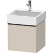 Duravit D-Neo wastafelonderkast 48.4x44x44.2cm 1 lade Taupe Mat SW641455