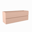 Mondiaz HAY wastafelonderkast - 130x40x50cm - 2 lades - uitsparing links - softclose - Rosee SW1015936