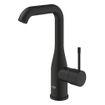 Grohe Essence New 1-gats wastafelkraan l-size m. gladde body voorsprong 12.7cm phantom black SW901520