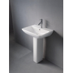 Duravit Me by starck wastafel 60x46 cm. 1x kraangat met overloop wit 0293424