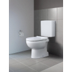 Duravit DuraStyle Basic WC-zitting 37.3x43x4.3cm met softclose Kunststof wit Glanzend SW54216