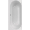 Villeroy & boch Loop duobad - 180x80cm - rechthoek/binnenbad ovaal - acryl Wit Alpin glans SW693634