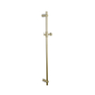 Fortifura Calvi glijstangset met staafhanddouche, gladde doucheslang PVD Geborsteld Messing PVD (Goud) SW816256