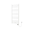 Plieger Elba Electrical elektrische designradiator - 1462X500mm - met thermostaat - 700w - wit SW1221754
