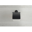Duravit Starck T Toiletrolhouder - met klep - zwart mat SW297081