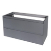 INK wastafelonderkast 100x52x45cm 2 lades greeploos gelakt SW21249