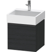 Duravit D-Neo wastafelonderkast 48.4x44x44.2cm 1 lade Eiken (zwart) Mat SW640801