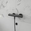 Adema Calypte thermostatische douchekraan opbouw Gunmetal OUTLET STORE19915