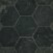 SAMPLE Fap Ceramiche Vloer- en wandtegel Hexagon Roma Grafite mat Marmer look Mat Antraciet SW736095