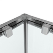 Saniclass Casus Douchecabine - 90x90x200cm - hoekinstap - helder glas - profiel - chroom SW773917