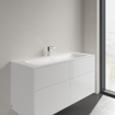 Villeroy & Boch Finion meubelwastafel 1 kraangat 120x50cm Ceramic+ met verdekte overloop stone white SW209581