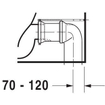 Duravit Starck 1 duoblokpot diepspoel universeel zonder reservoir wit 0295910