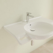 Villeroy & Boch O.novo Vita wastafel Vita met 1 kraangat met overloop 80x55cm ceramic+ wit 1025046
