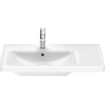 Duravit D-Neo wastafel met wondergliss 80x48x17cm 1 kraangat rechthoek Keramiek Wit SW640481