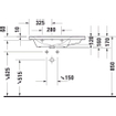 Duravit D-Neo wastafel 80x48x17cm 1 kraangat rechthoek Keramiek Wit SW640624