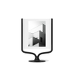 Umbra Wishbone fotolijst - 10x25x18cm - staand - Aluminium Zwart SW999811