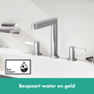 Hansgrohe Finoris wastafelkraan 160 pop-up plug chroom SW651129